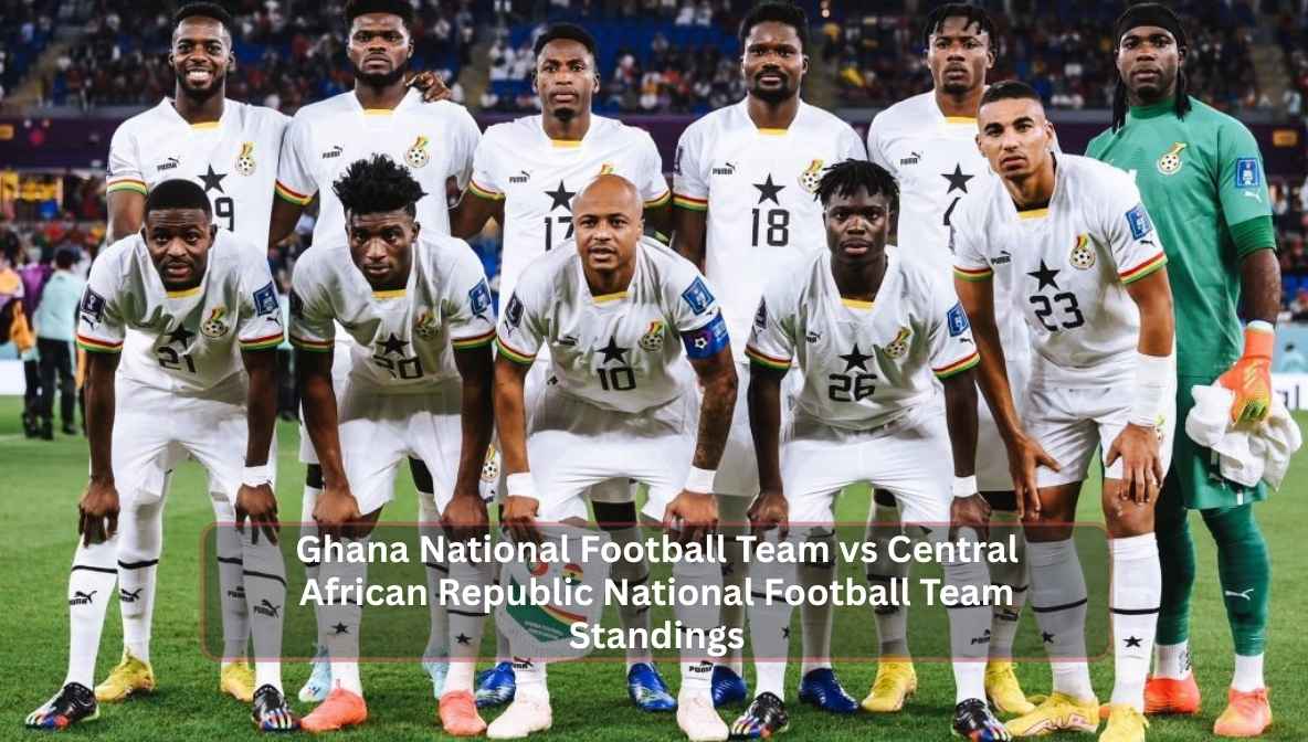 Ghana National Football Team vs Central African Republic National Football Team Standings