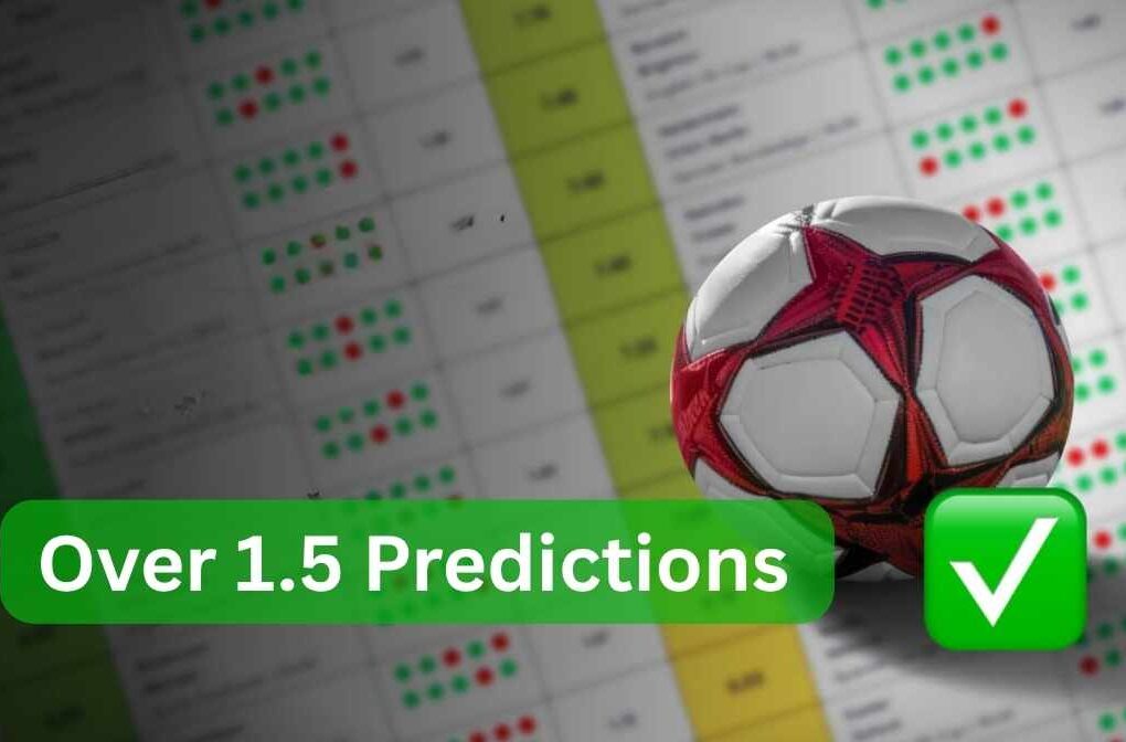over 1.5 predictions