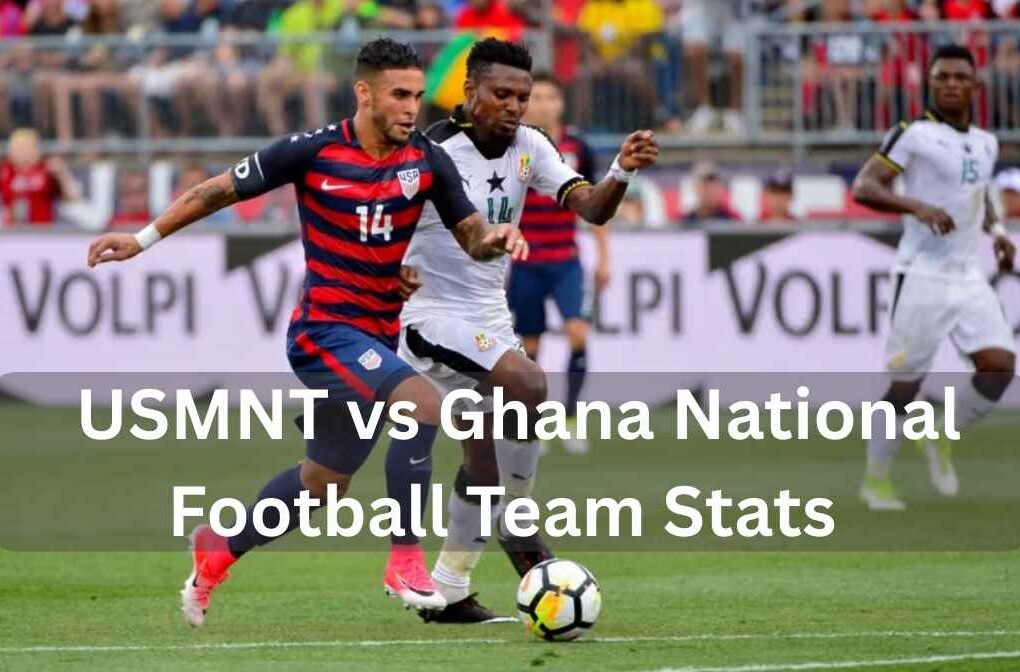 usmnt vs ghana national football team stats