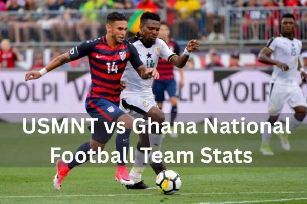 usmnt vs ghana national football team stats