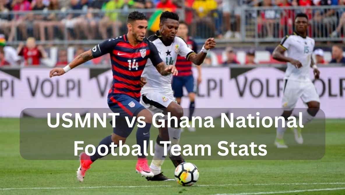 usmnt vs ghana national football team stats