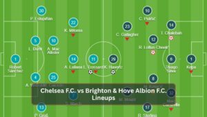 Chelsea F.C. vs Brighton & Hove Albion F.C. Lineups