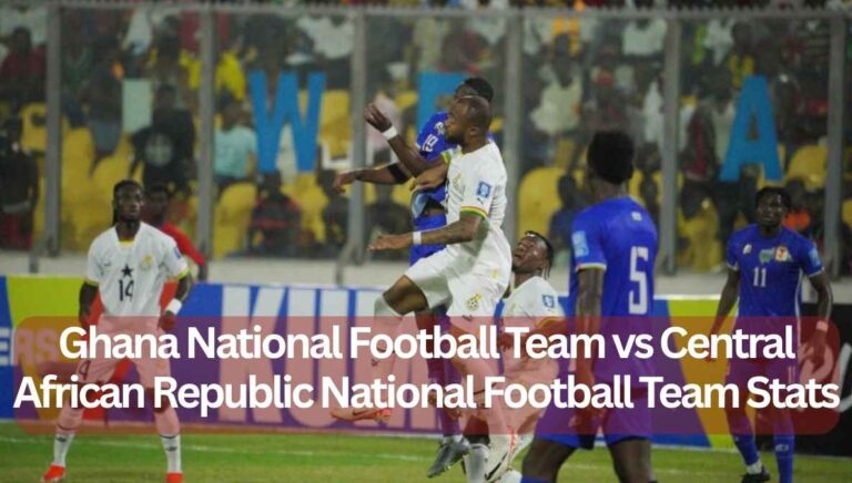 ghana national football team vs central african republic national football team stats