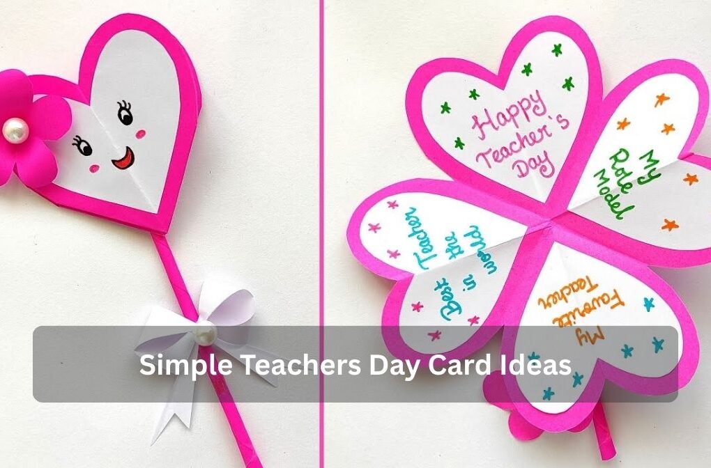 Simple Teachers Day Card Ideas