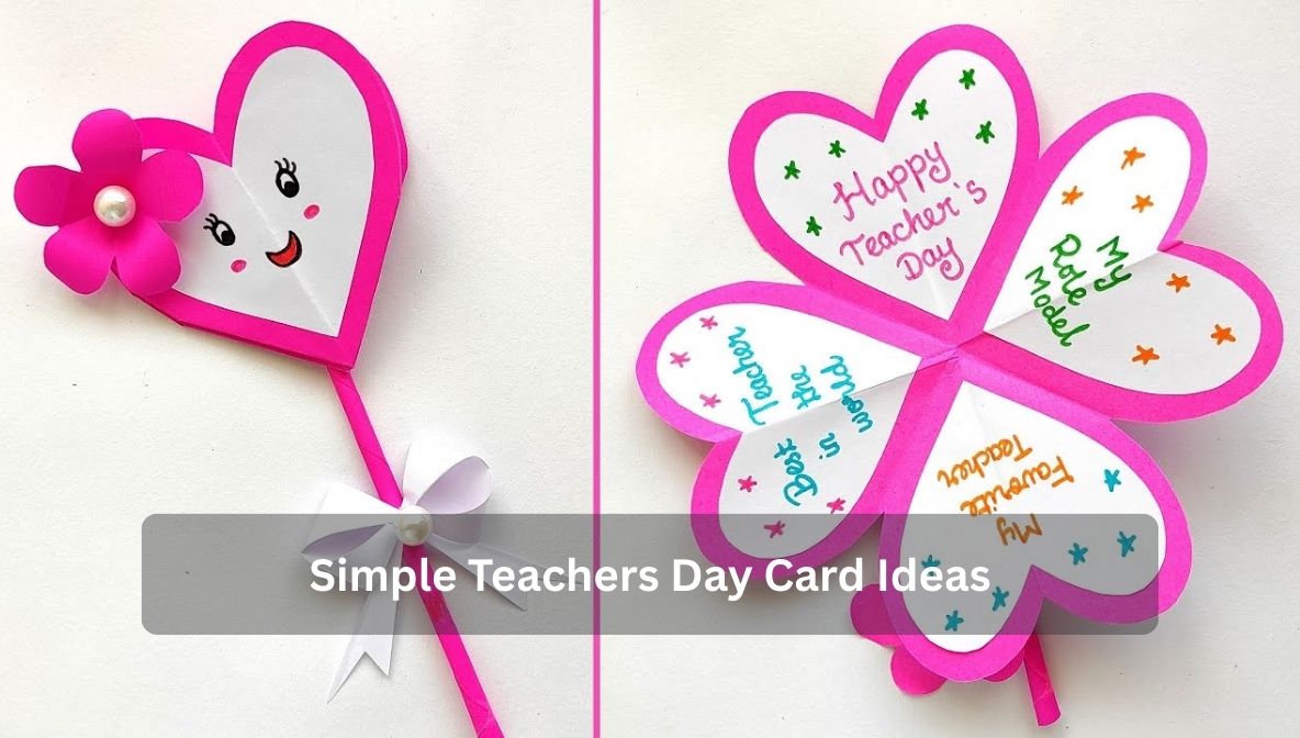 Simple Teachers Day Card Ideas